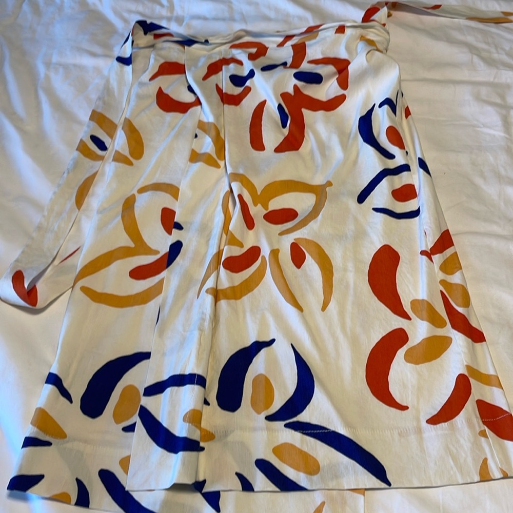 Rebecca Taylor flame fleur wrap skirt